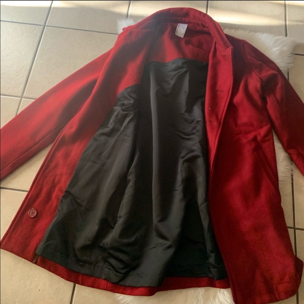 American Apparel Red Coat. Size S/M.